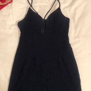 Navy blue bodycon dress